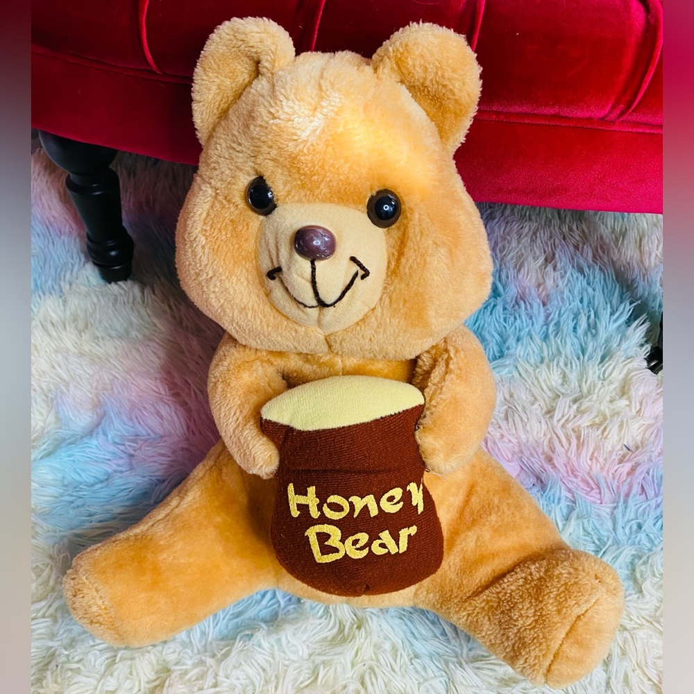 RARE 80s Brooklyn doll toy novelty honey bear plush